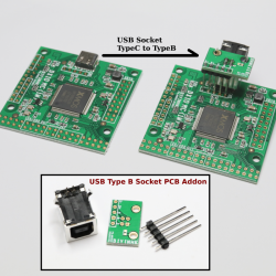 XMOS 384kHz DXD DSD256 USB Type-C to I2S/DSD/SPDIF PCB